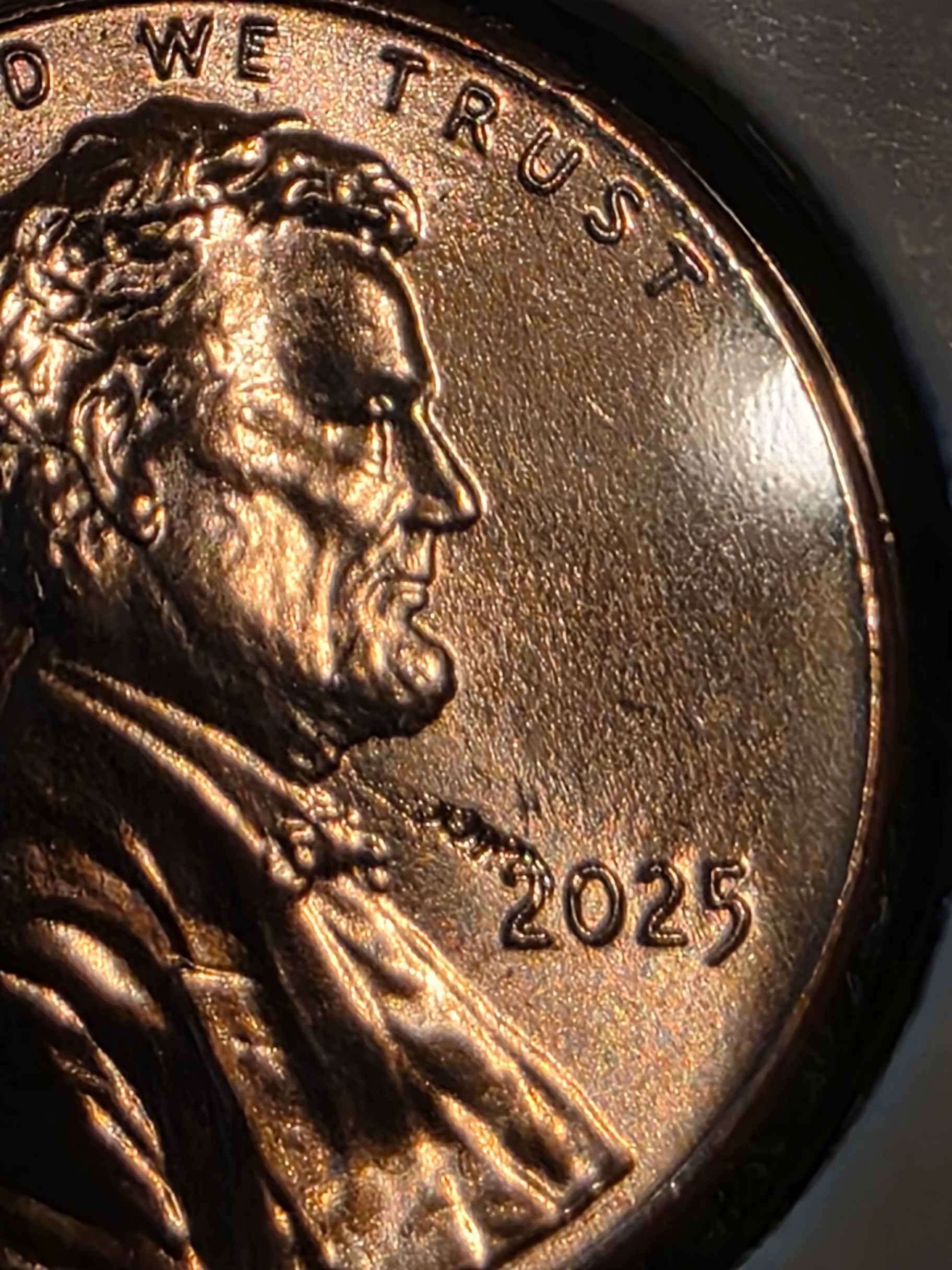 2025-P-Penny-From-New-Roll-With-What-I-Think-Are-Cud-Errors.-I-Have-More-Than-1-Of-These.